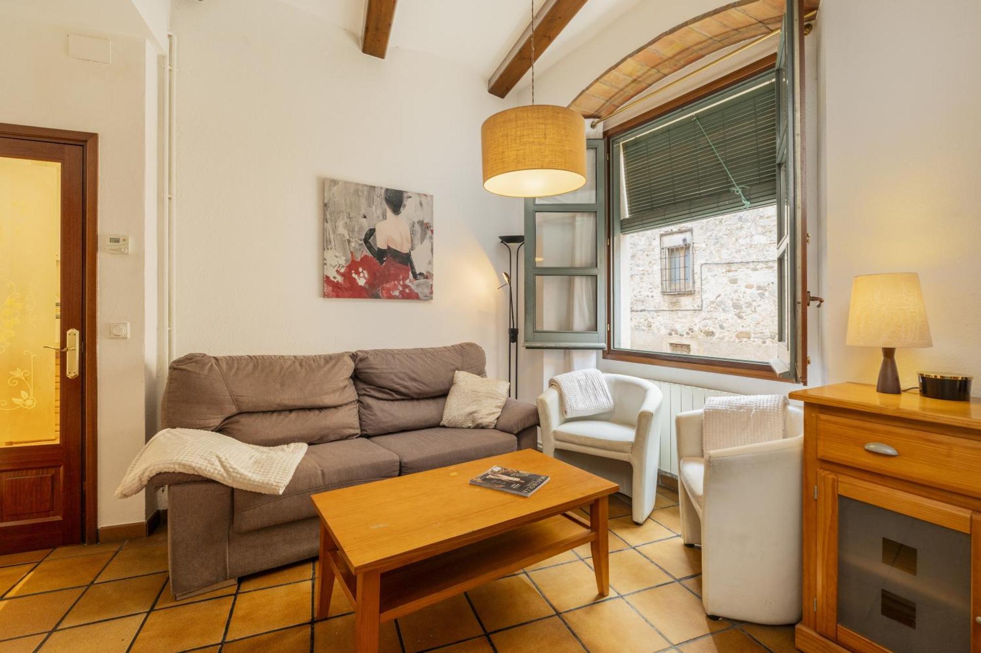 Apartamento Francesc Samso Girona Bagian luar foto