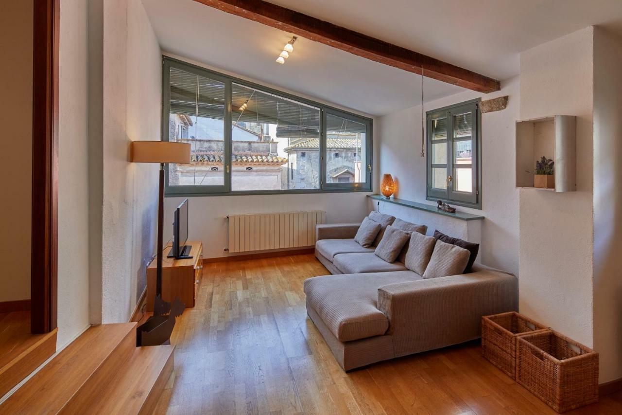 Apartamento Francesc Samso Girona Bagian luar foto