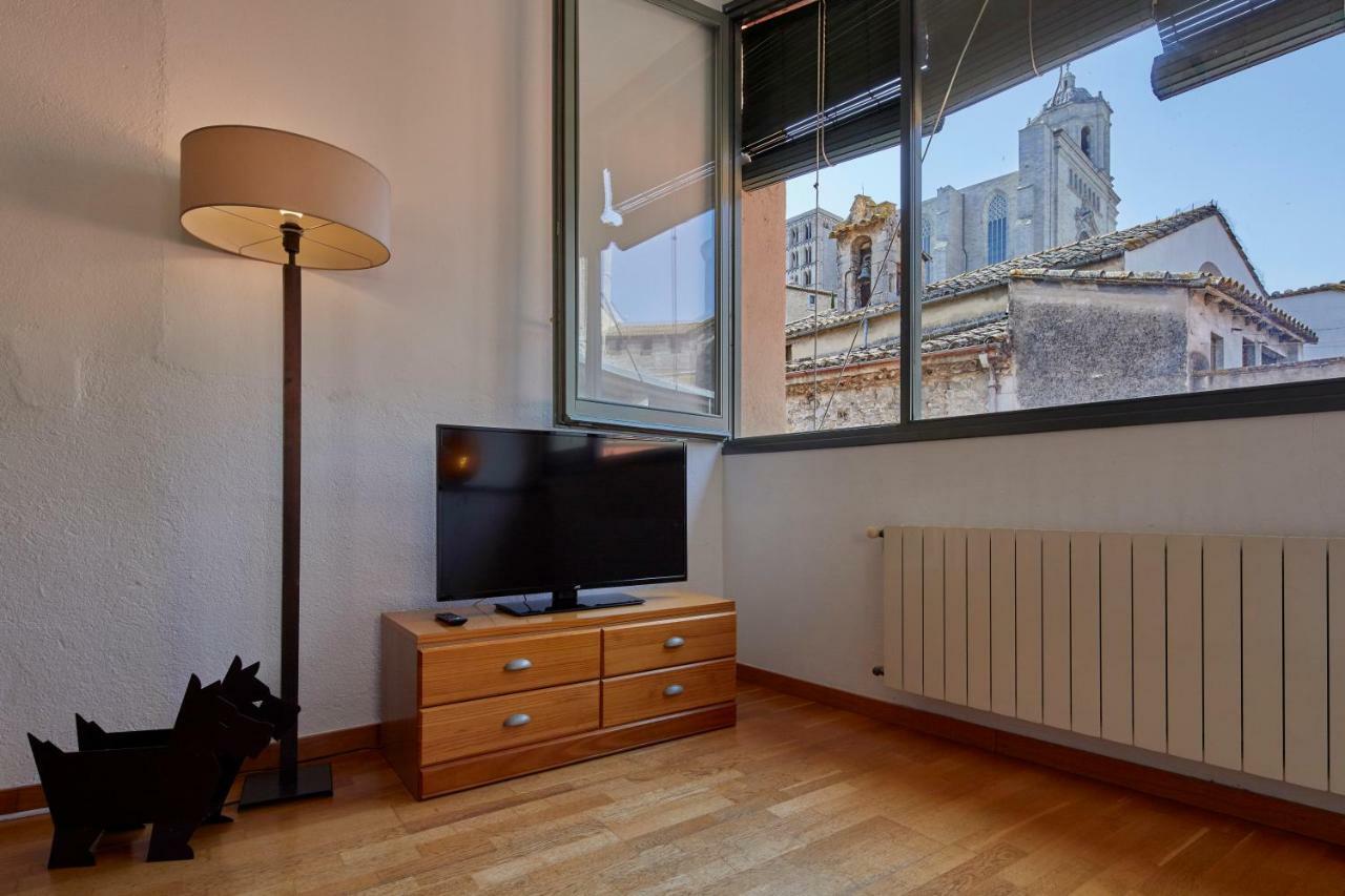 Apartamento Francesc Samso Girona Bagian luar foto
